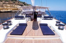 Margaret aft deck Margaret aft deck